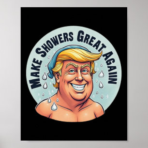 Funny Trump Duwer Grear wieder Poster