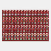 Funny Trump Elf 2024 Weihnachten wieder großartig Geschenkpapier Set (Vorderseite 3)