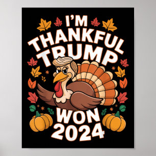 Funny Trump Erntedank Im Dankbaren Trump gewann 20 Poster