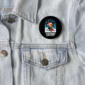 Funny Trump fährt wieder Snowmobile Spaß Winter Button (Beispiel)