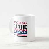 Funny Trump Felon Kaffeetasse (Vorderseite Links)