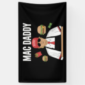 Funny Trump Fries Making Fries Mac Daddy Banner (Vertikal)