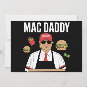 Funny Trump Fries Making Fries Mac Daddy Einladung