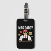 Funny Trump Fries Making Fries Mac Daddy Gepäckanhänger (Vorderseite Vertikal)