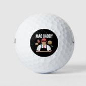 Funny Trump Fries Making Fries Mac Daddy Golfball (Vorderseite)