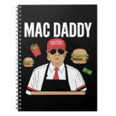 Funny Trump Fries Making Fries Mac Daddy Notizblock (Vorderseite)