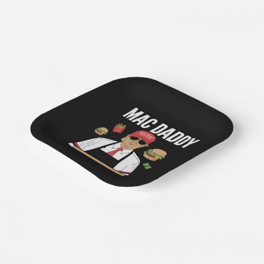 Funny Trump Fries Making Fries Mac Daddy Pappteller (Gewinkelt)