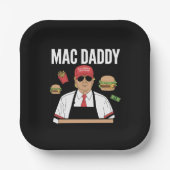 Funny Trump Fries Making Fries Mac Daddy Pappteller (Vorderseite)