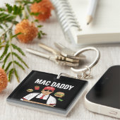 Funny Trump Fries Making Fries Mac Daddy Schlüsselanhänger (Vorderseite rechts)