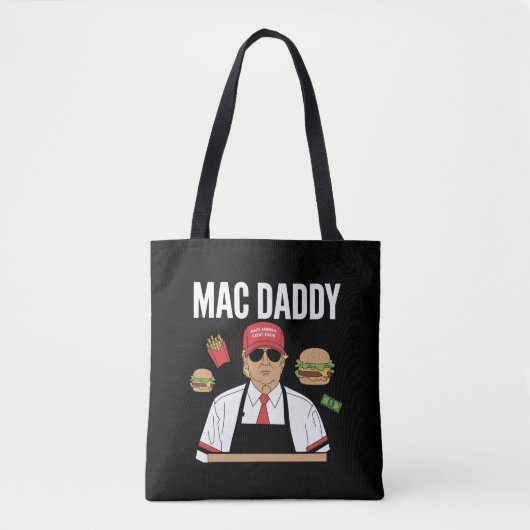 Funny Trump Fries Making Fries Mac Daddy Tasche (Vorderseite)