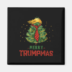 Funny Trump frohe Trumps Weihnachtsbaum Xmas Hol Magnet
