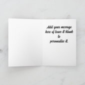 Funny Trump "Frohe Weihnachts-Loser" Feiertagskarte (Innenseite)