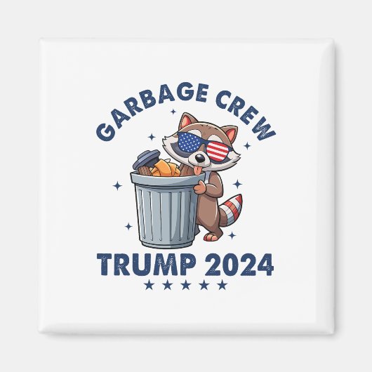 Funny Trump Garbyge Crew Magnet (Vorne)