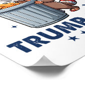 Funny Trump Garbyge Crew Poster (Ecke)