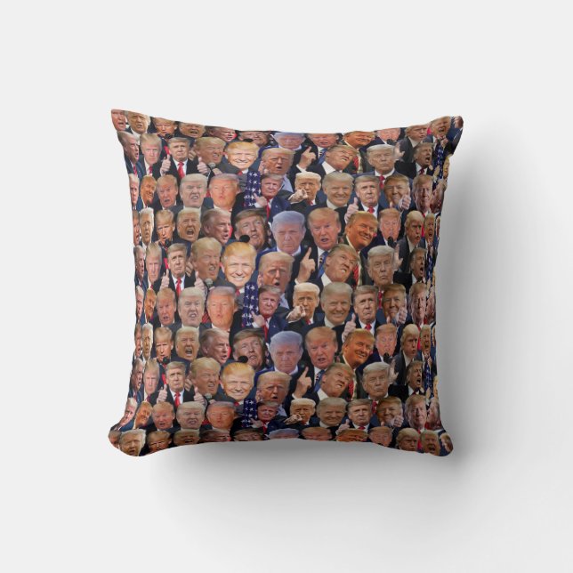 Funny Trump Geschenkkissen Kissen (Vorderseite)