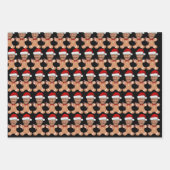 Funny Trump Gesicht Custom Face Foto Gingerbrei Geschenkpapier Set (Vorderseite)