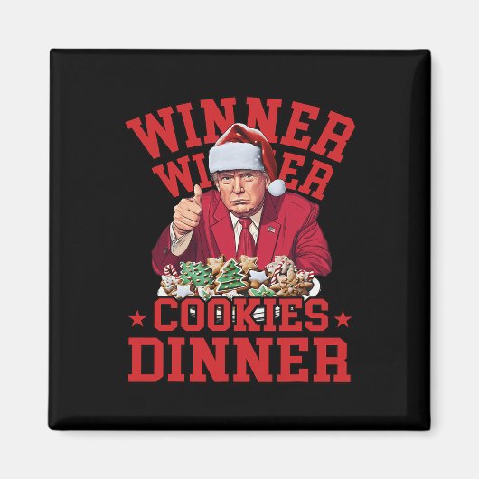Funny Trump Gewinner Kochkünste Abendessen Merry C Magnet (Vorne)