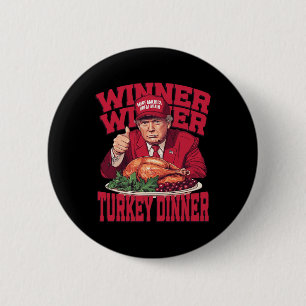 Funny Trump Gewinner Türkei Abendessen Erntedank D Button