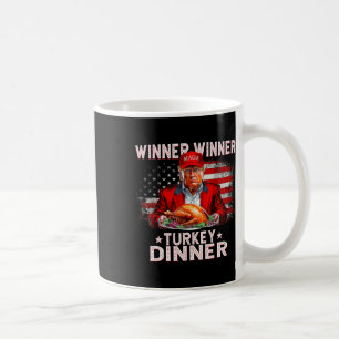 Funny Trump Gewinner Türkei Abendessen Thanksgivi Kaffeetasse