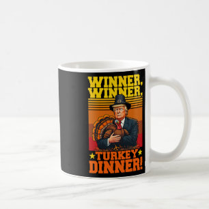 Funny Trump Gewinner Türkei Abendessen Thanksgivi Kaffeetasse