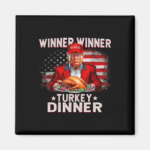 Funny Trump Gewinner Türkei Abendessen Thanksgivi Magnet