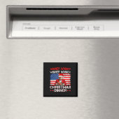 Funny Trump Gewinner Weihnachts-Abendessen Magnet (In Situ (Geschirrspüler))