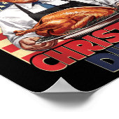 Funny Trump Gewinner Weihnachts-Abendessen Poster (Ecke)