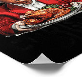 Funny Trump Gewinner Weihnachts-Abendessen Poster (Ecke)