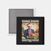 Funny Trump Gewinner Weihnachtsessen Magnet (Vorderseite/Rückseite)