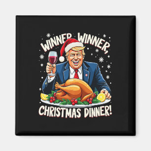 Funny Trump Gewinner Weihnachtsessen Weihnachten W Magnet