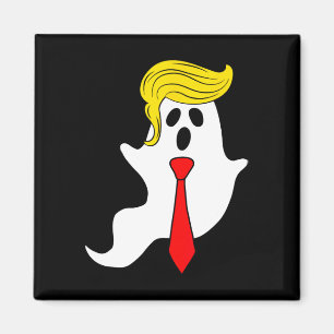Funny Trump Ghost Trump Haair Halloween Donald Tru Magnet