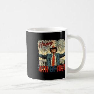 Funny Trump glücklich 4. Juli Unabhängigkeitstag Kaffeetasse