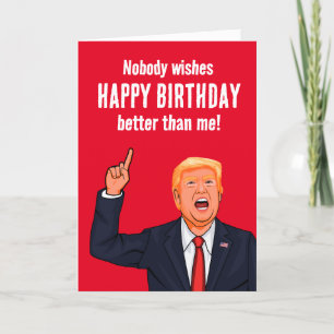 Funny Trump glücklich Geburtstag Karte