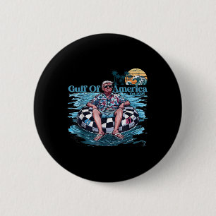 Funny Trump Golf of US America Est 2025 Retro Button