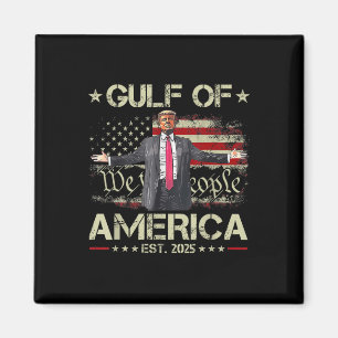 Funny Trump Golf of US America Est 2025 USA Magnet