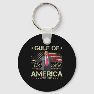 Funny Trump Golf of US America Est 2025 USA Schlüsselanhänger