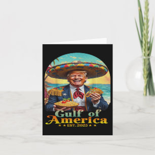 Funny Trump Golf of US America Retro Est 2025 Golf Karte