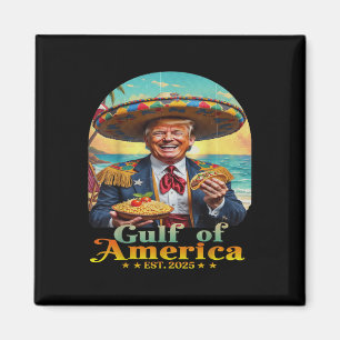 Funny Trump Golf of US America Retro Est 2025 Golf Magnet
