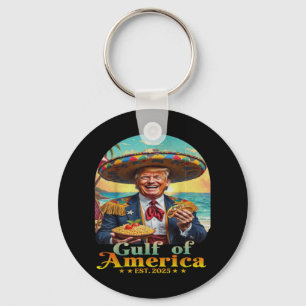 Funny Trump Golf of US America Retro Est 2025 Golf Schlüsselanhänger
