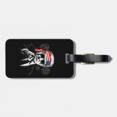 Funny Trump Golf of USA Amerika 2025 4. Juli Gepäckanhänger (Rückseite horizontal)