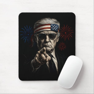 Funny Trump Golf of USA Amerika 2025 4. Juli Mousepad