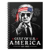 Funny Trump Golf of USA Amerika 2025 4. Juli Notizblock (Vorderseite)