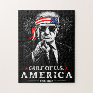Funny Trump Golf of USA Amerika 2025 4. Juli Puzzle