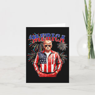 Funny Trump Golf von uns Amerika Trump 4. Juli Ges Karte