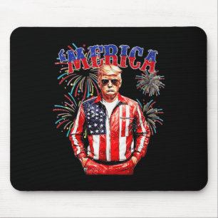 Funny Trump Golf von uns Amerika Trump 4. Juli Ges Mousepad