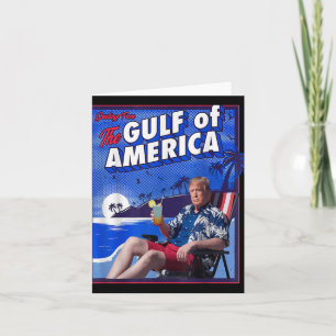 Funny Trump Golf von USA Karte
