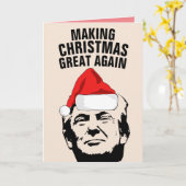 FUNNY TRUMP GREETING CARDS, DIE AMERIKA GROSS MACH KARTE (Gelbe Blume)