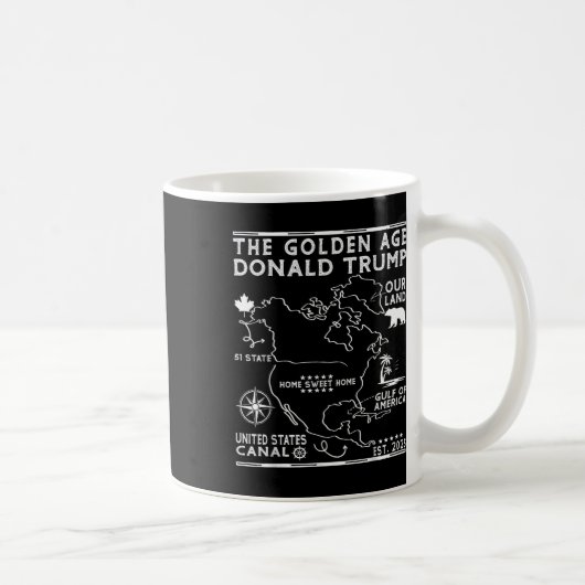 Funny Trump Grönland Panama Canal Canada Mexico G Kaffeetasse (Rechts)