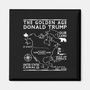 Funny Trump Grönland Panama Canal Canada Mexico G Magnet