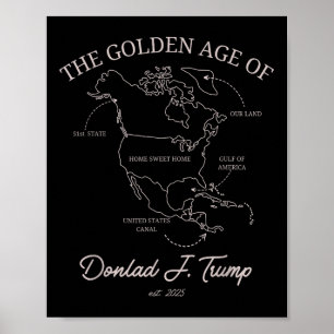 Funny Trump Grönland Panama Canal Canada Mexico G Poster